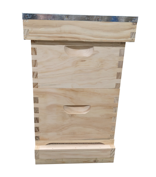 Assembled Beehive Telescopic Lid Mesh Base Assembled Frames