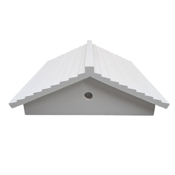 Fully Assembled Double Beehive - 8 Frame Kit With 2 Boxes, Mesh Base, Gabled Lid and Assembled Wired Frames