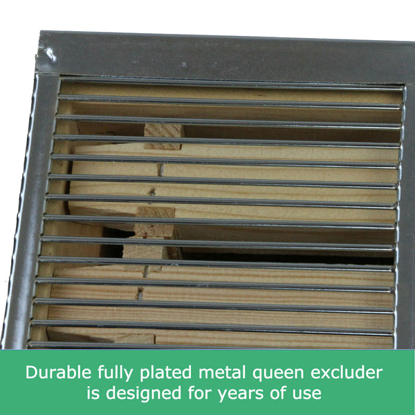 8 frame metal queen excluder eight frame
