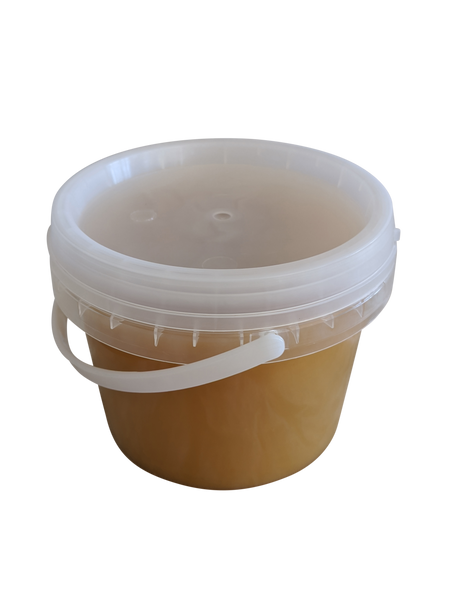 Carton of 100 - 840ml / 1kg Plastic Honey Pail Bucket Containers