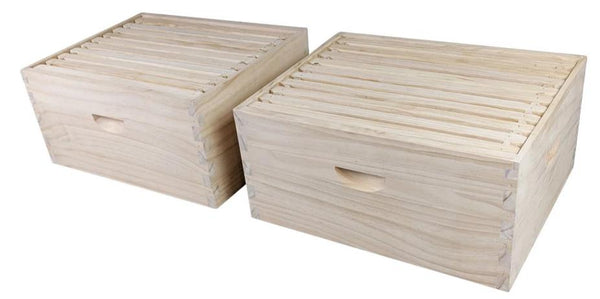 Beehive Double combo kit, 2 super and assembled frames