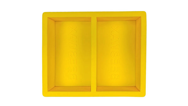 Silicon Beeswax Mold - double cavity 2 x 1 pound