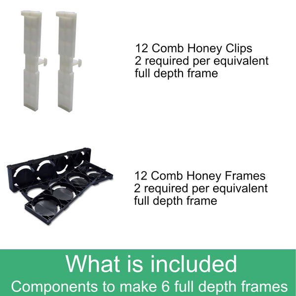 Ceracell Comb Honey Frames x 6