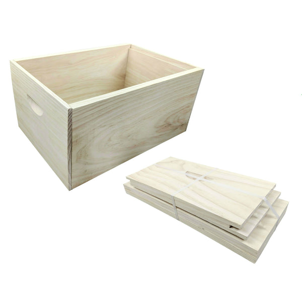 10 Frame Beehive super box rebate joint