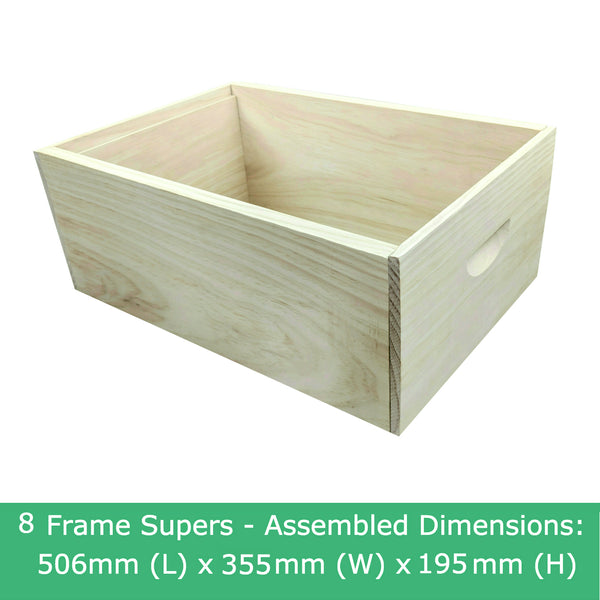 8 Frame WSP Super Box - Flat Pack - Rebate Joints