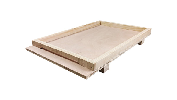 10 Frame Beehive Base Bottom Board - Ply Profile View