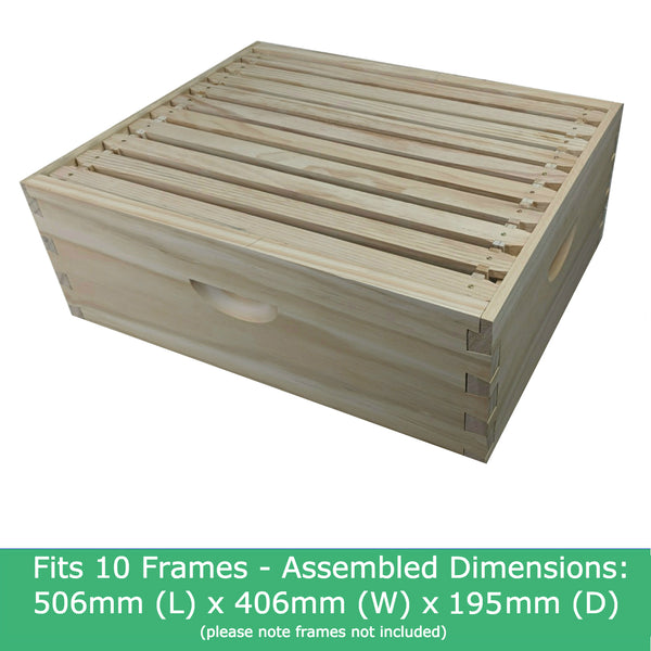 10 Frame WSP Super Box Dovetail Joints Bee Hive Beehive Boxes Supers