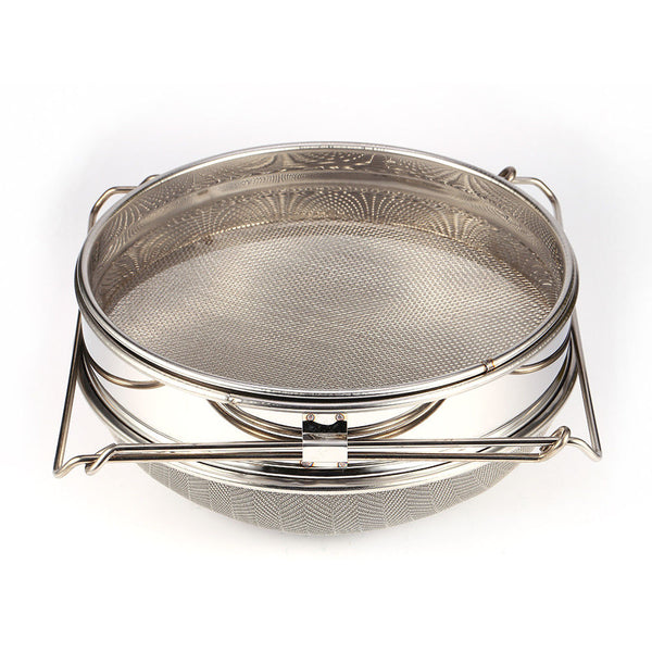 Honey Strainer Stainless Steel Double Filter