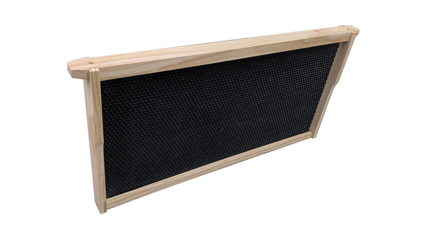 10 Frame Full Depth Beehive Super/Box Kit Including Frames and Foundation