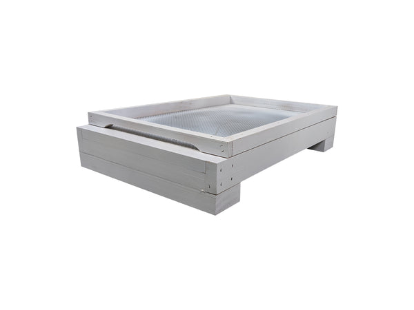 8 Frame Beehive Base - Mesh Vented Bottom Board With Drawer Trap