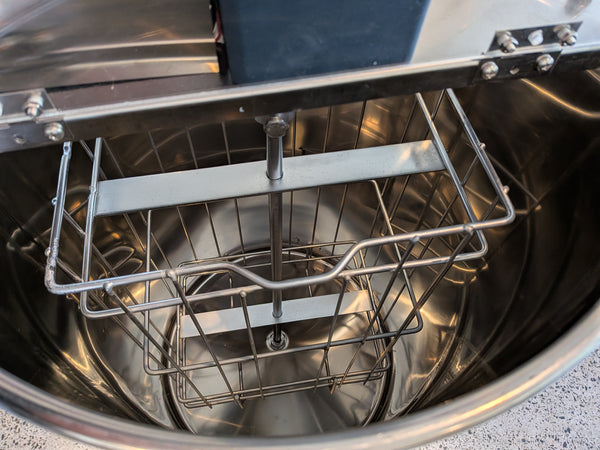 2 frame electric honey extractor basket
