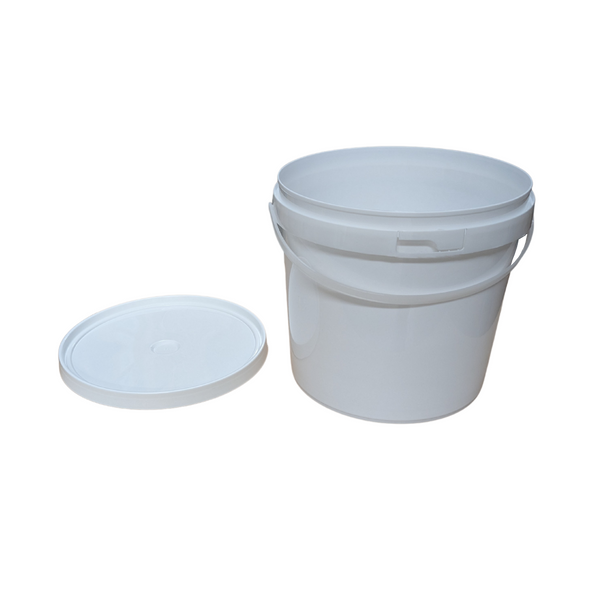 5 Litre White Empty bucket bulk