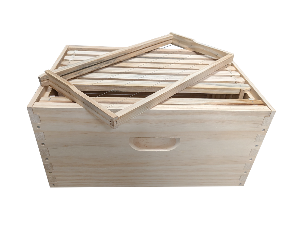 ASSEMBLED 8 Frame Size Full Depth Box and 8 Assembled Wired Frames ...