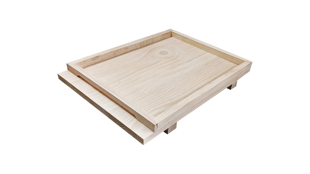 Frame Base Bottom 10 Frame Beehive Base Bottom Board - Solid Pine Base – The Bee Store