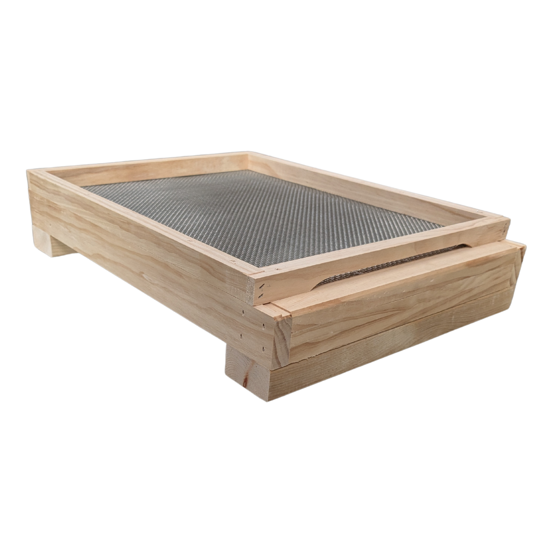 8F mesh bee hive base ventilated varroa