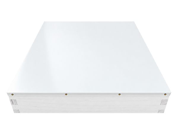 Painted 10 frame telescoping bee hive outer cover, weatherproof metal top