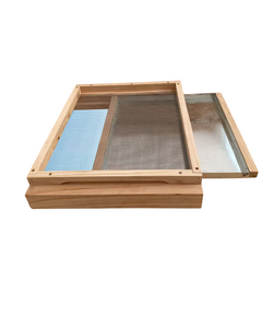 8 Frame Beehive Base - Mesh Vented Bottom Board With Drawer Trap (Side Access)