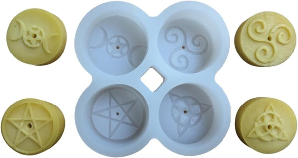 Witchcraft Silicone Tealight Candle Mold