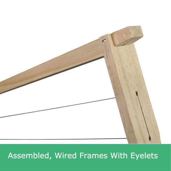 Assembled Wired Beekeeping Frames