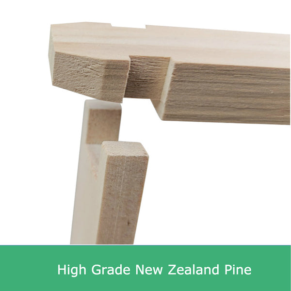Unassembled Full Depth New Zealand Pine Timber Beekeeping Frames Deep Wooden Wood