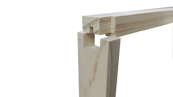 Grooved Bee Frame Premium Grade Full Depth Timber Beekeeping Frames - Unassembled - Groo ...